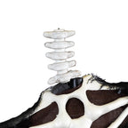 Witchwood™ 57" Animated LED Lighted Head-in-Hand Skeleton Maid Halloween Decoration
