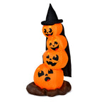 Witchwood™ Gymax 7ft Inflatable Pumpkin Combo Halloween Decoration w/ Built-in LED Lights