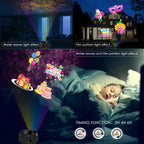 Witchwood™ Outdoor HD projector light, remote control 16 switchable modes, Christmas Halloween celebrations, birthdays, weddings and parties, waterproof light show