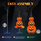 Witchwood™ 5'' Halloween Outdoor Decor, Halloween Pumpkins Lighted Pumpkins, Halloween Yard Decoration for Party