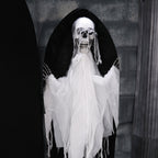 Witchwood™ 6.7 ft. Motion-Triggered Mausoleum Halloween Animatronic by Tekky, HHMAUSOLEUM-1FLSA