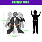 Witchwood™ Halloween Zombie Groundbreaker Decorations Outdoor with Light and Sound, 2.3FT Motion and Sound Scary Deco Props for Outdoor,Yard,Lawn,Patio,Haunted House