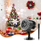 Witchwood™ Outdoor high brightness snowflake projection light, holiday decoration ambient light, Christmas Halloween laser light, light show, waterproof function, indoor home, Christmas, wedding Mother's Day