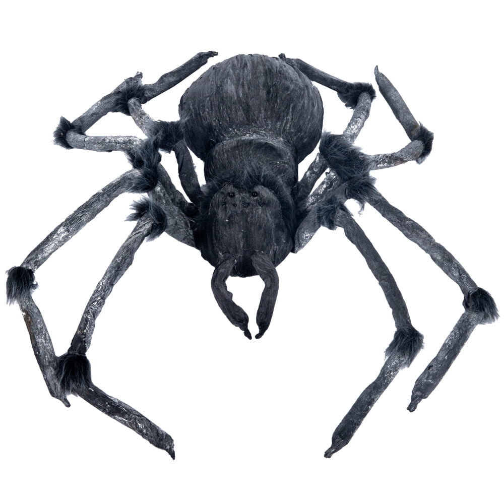 Witchwood™ 45inch Giant Spider Halloween Decorations,Scary Spider Halloween Outdoor Party Decorations Props Halloween Yard Decorations,Black
