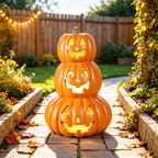 Witchwood™ 14 Inch Light Up Large Jack O Lantern - Halloween Pumpkin Decoration For Indoor/Outdoor