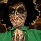 Witchwood™ 6 Ft. Light-Up Hanging Animated Scarecrow Halloween Decoration