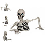 Witchwood™ Clearance Halloween Decorations Skeletons, Giant Ground Breaking Skeleton with LCD Eyes, Spooky Haunted Home Halloween Decorations Outdoor for Yard, Patio & Front Porch