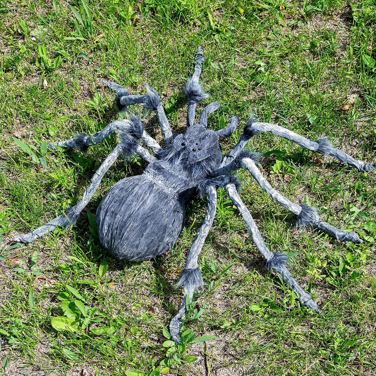 Witchwood™ 45inch Giant Spider Halloween Decorations,Scary Spider Halloween Outdoor Party Decorations Props Halloween Yard Decorations,Black