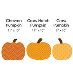 Witchwood™ Big Dot of Happiness Pumpkin Patch - Pumpkin Lawn Decoration Signs - Outdoor Fall, Halloween or Thanksgiving Yard Decorations - 10 Piece