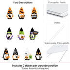Witchwood™ Big Dot of Happiness Halloween Gnomes - Gnome Lawn Decorations - Outdoor Spooky Fall Party Yard Decorations - 10 Piece