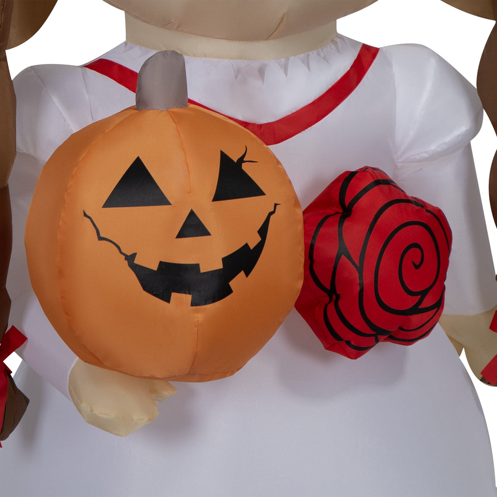 Witchwood™ New Warner Bros. Halloween The Conjuring's Annabelle Airblown Yard Inflatable Decor, 4.5'