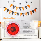 Witchwood™ Costway 2 Pack 3 FT Halloween Inflatable Eyeballs w/ Air Blower & Red LED Lights