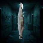 Witchwood™ 3ft Hanging Zombie Animated Halloween Decoration Creepy Mummy Halloween w/ Pre-Recorded Screaming, LED Eyes