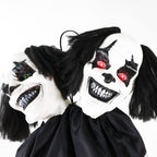 Witchwood™ Lifesize 5.5 ft Animatronic Two-Headed Clown with Lights and Sound, Indoor/Outdoor Halloween Decoration, HHCLOWN-37FLSA