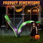Witchwood™ 7 FT Halloween Inflatables Cape Octopus 2 Pack Giant Octopus Tentacles Halloween Decoration Outdoor