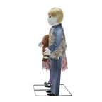 Witchwood™ Apocalypse Twins Halloween Animatronics with Red Eyes & Head Sync, 3-Ft