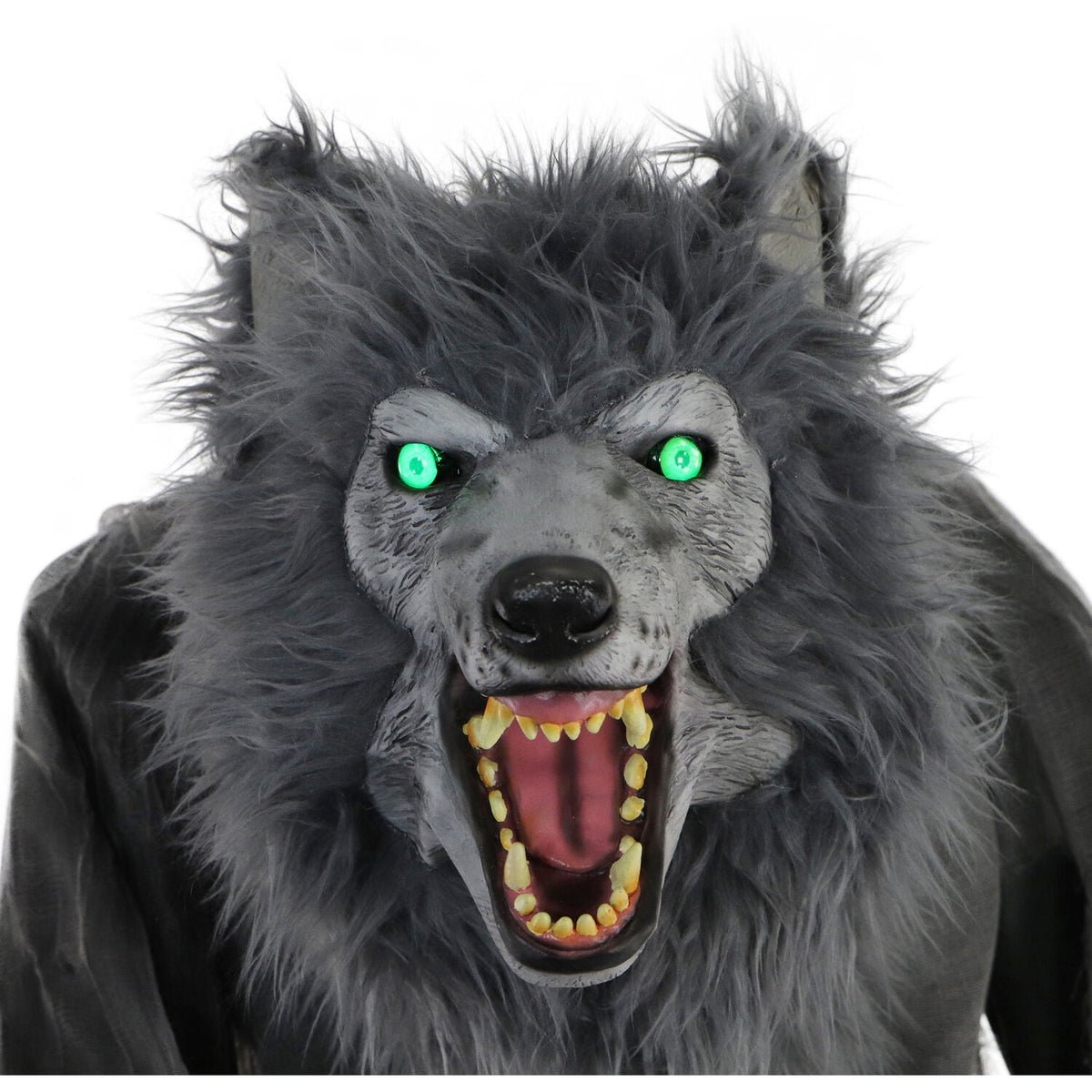 Witchwood™ 7 ft Tall Motion-Activated Towering Werewolf, Premium Halloween Animatronic, Plug-In, HHTWRWOLF-1FLSA