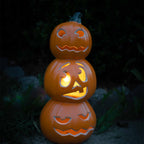 Witchwood™ 15 Inch Large LED Jack O Lantern - Perfect For Garden, Patio & Front Door Halloween Decor