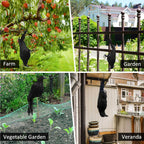 Witchwood™ Halloween Realistic Hanging Dead Crows Decoy Fake Crows for Halloween Garden Tree Porch Terrify Decorations