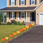 Witchwood™ Big Dot of Happiness Pumpkin Patch - Pumpkin Lawn Decoration Signs - Outdoor Fall, Halloween or Thanksgiving Yard Decorations - 10 Piece