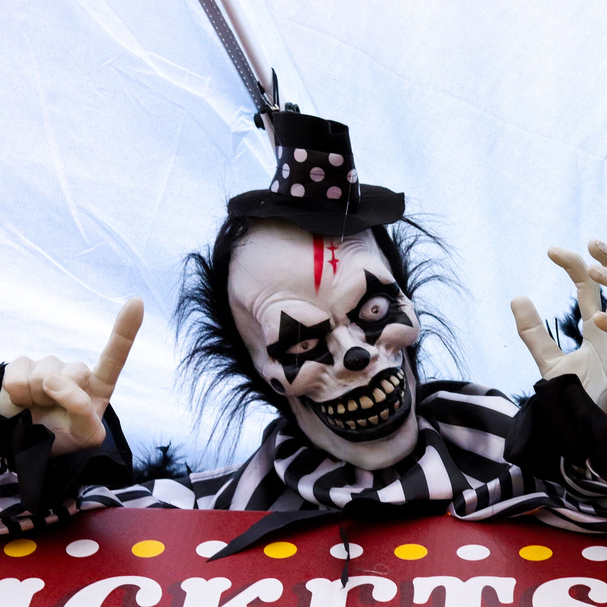 Witchwood™ 1.8 ft Groundbreaker Clown-Vile, Halloween Decoration, Multi-Color, HHFJCLOWN-2LSA