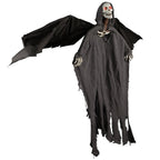 Witchwood™ LED Lighted Animated Winged Grim Reaper Halloween Decoration - 50"