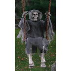 Witchwood™ Fun World Reaper On Swing Prop Halloween Decoration - 36 in