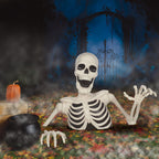 Witchwood™ 35" Halloween Giant Groundbreaker Skeleton, Halloween Decoration for Outdoor Lawn Yard and Porch