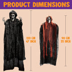 Witchwood™ 3 Pack Halloween Hanging Ghosts,Scary Skeleton Ghosts Grim Reapers Decorations for Halloween Indoor Outdoor Yard Home Decorations
