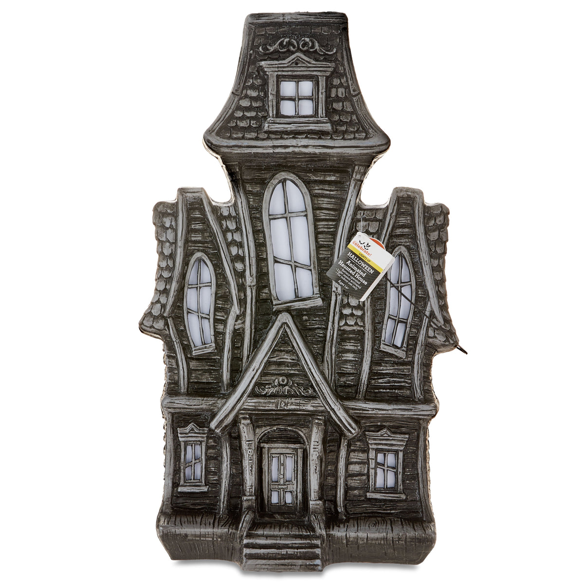 Witchwood™ Animated Haunted House 24" Plastic Indoor Halloween Decoration