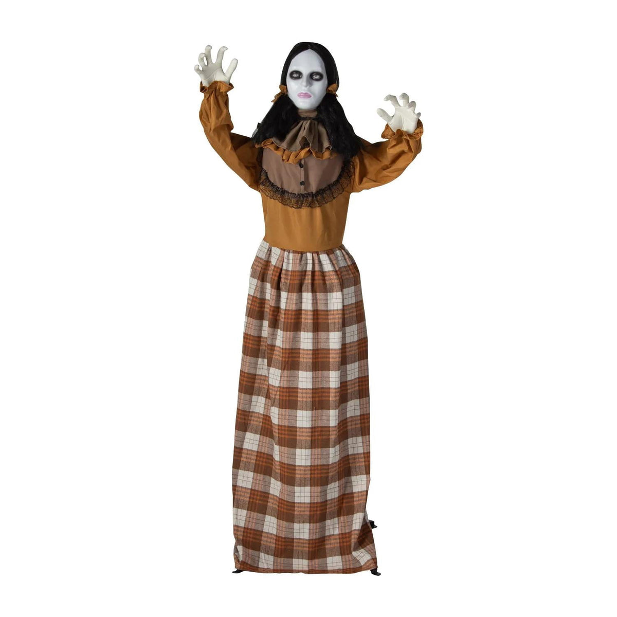 Witchwood™ 5 Ft. Standing Creepy Woman Plastic Pop-Up Halloween Decoration