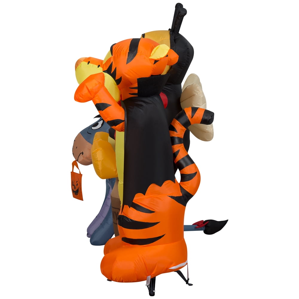 Witchwood™ Airblown Inflatable Halloween Pooh and Friends Scene Disney, 5 ft Tall, Multi