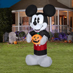Witchwood™ Airblown Inflatable Retro Mickey Mouse with Pumpkin 5ft tall