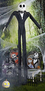 Witchwood™ USA Jack Skellington Hanging Prop Halloween Decoration - 4 ft