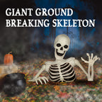 Witchwood™ 48" Halloween Giant Groundbreaker Skeleton, Halloween Decoration for Outdoor Yard and Porch