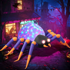 Witchwood™ 8 FT Halloween Spider Inflatables Outdoor Decorations, Blow Up Yard Decoration with Built-in LED Lights for Holiday, Party, Yard, Garden