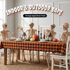 Witchwood™ 5.4ft Halloween Skeleton Decorations, Weathered Posable Skeleton Decor for Halloween Decorations Outdoor Indoor