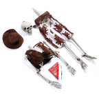 Witchwood™ Yescom Halloween 5.6Ft Life Size Skeleton Cowboy Detailed Costume Outdoor Indoor Haunted House Props Decor 2026