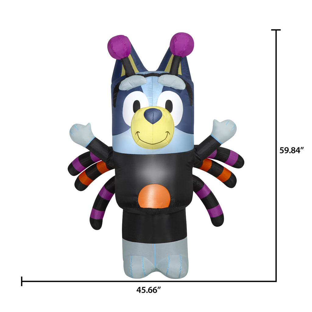 Witchwood™ Halloween Airblown Yard Inflatables in Spider Costume 45.66 in x 37.79 in x 59.84 in 3.13 lb