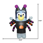 Witchwood™ Halloween Airblown Yard Inflatables in Spider Costume 45.66 in x 37.79 in x 59.84 in 3.13 lb