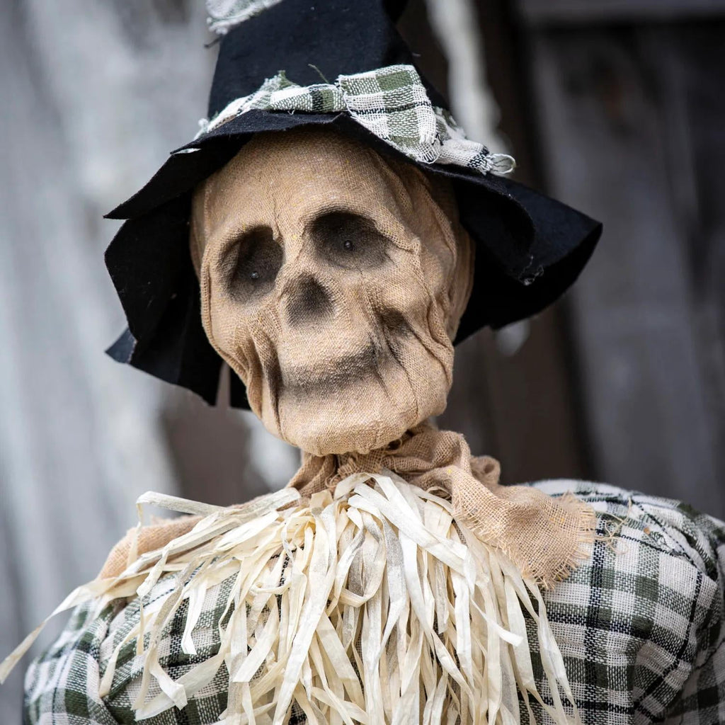 Witchwood™ 29 1/4" x 47 1/4" Animated Scarecrow on Rocking Chair Halloween Decoration