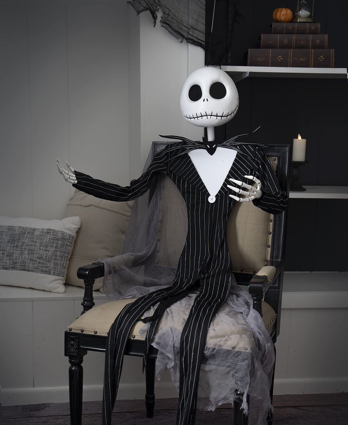 Witchwood™ USA Jack Skellington Hanging Prop Halloween Decoration - 4 ft