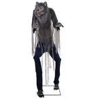 Witchwood™ 7 ft Tall Motion-Activated Towering Werewolf, Premium Halloween Animatronic, Plug-In, HHTWRWOLF-1FLSA