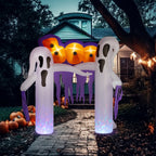 Witchwood™ 10 ' Halloween Ghost Arch Outdoor Halloween Inflatables for Patio Garden Decor