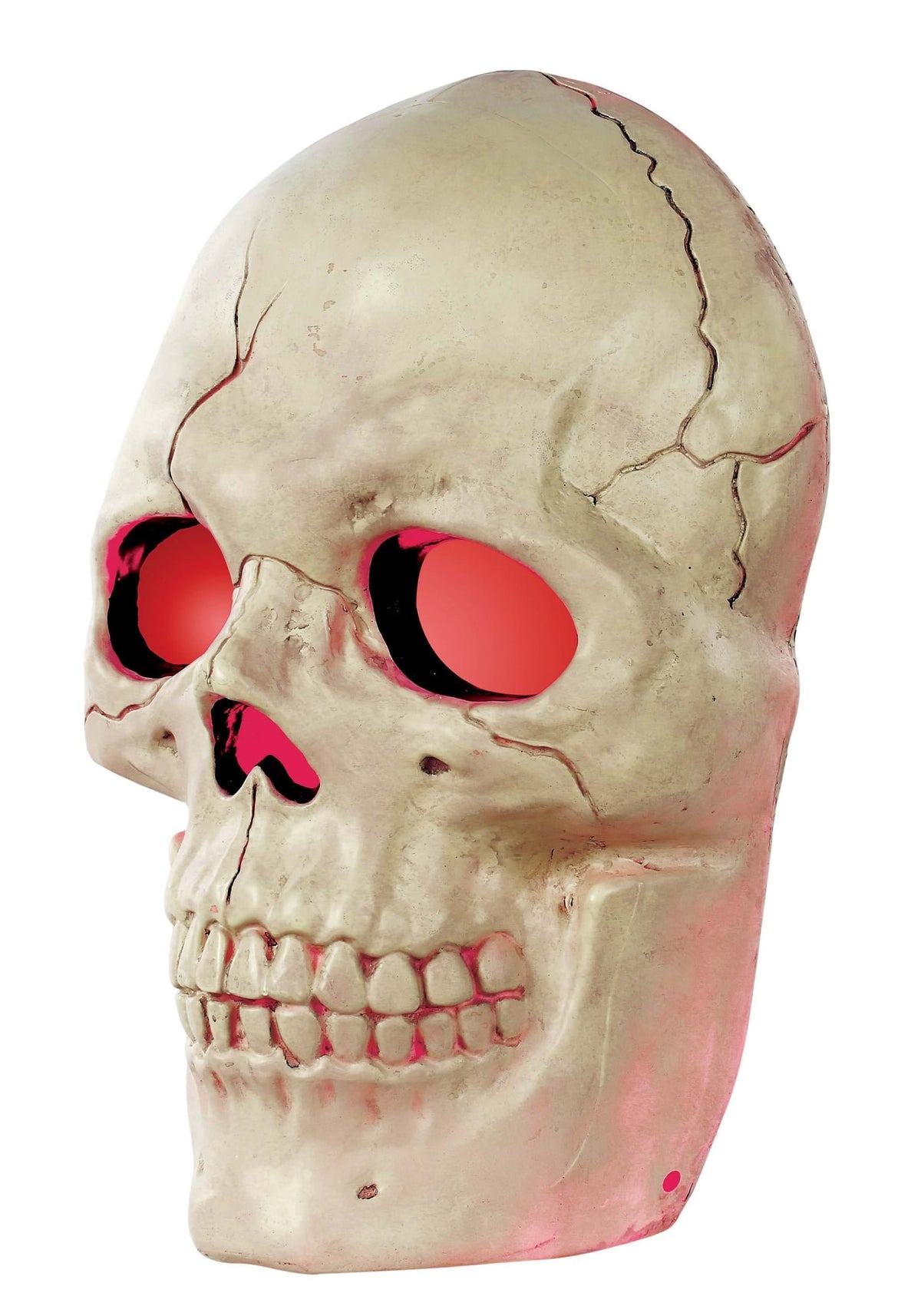 Witchwood™ 19 3/4" Giant Light-Up Plastic Skull Animated Prop Halloween Decoration