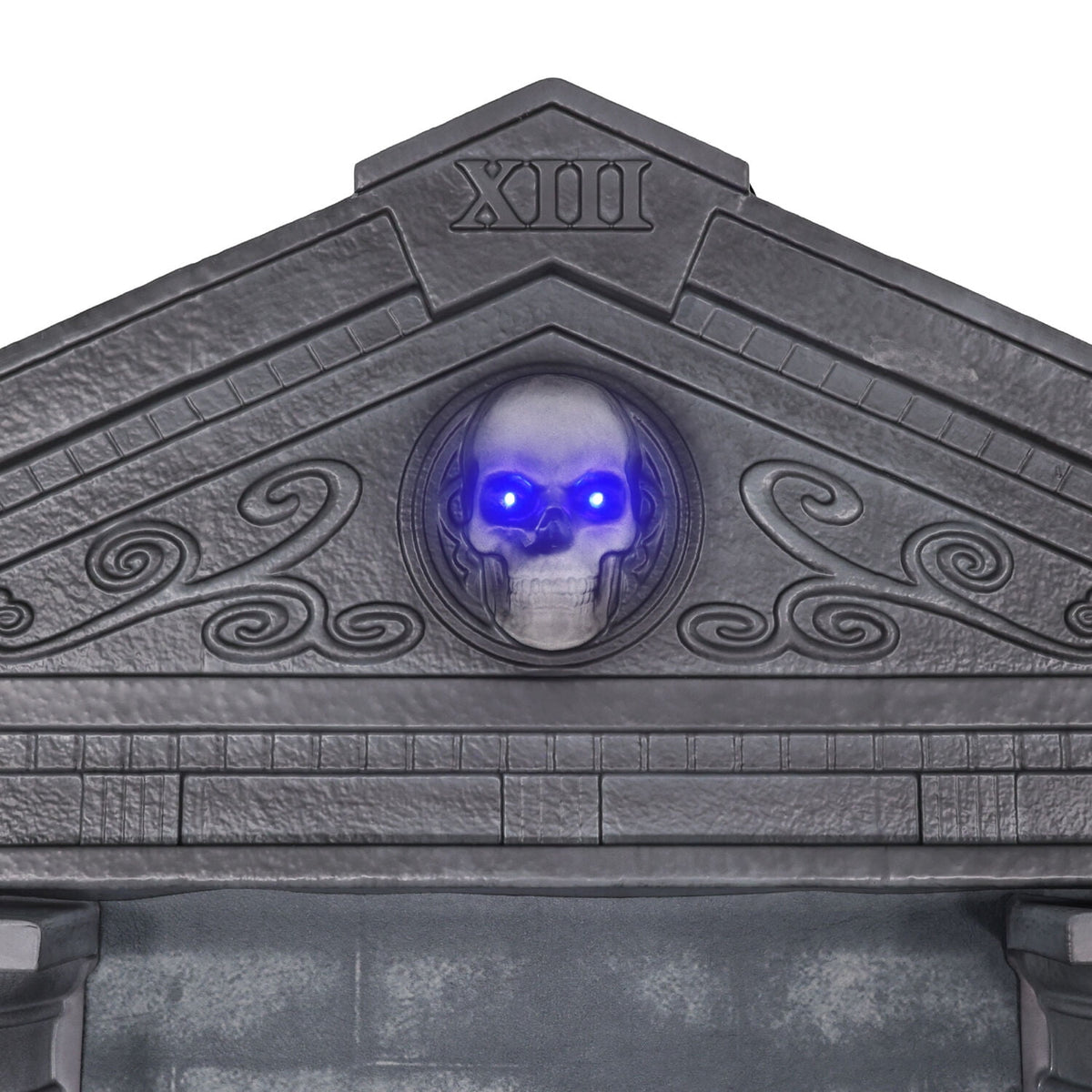 Witchwood™ 6.7 ft. Motion-Triggered Mausoleum Halloween Animatronic by Tekky, HHMAUSOLEUM-1FLSA