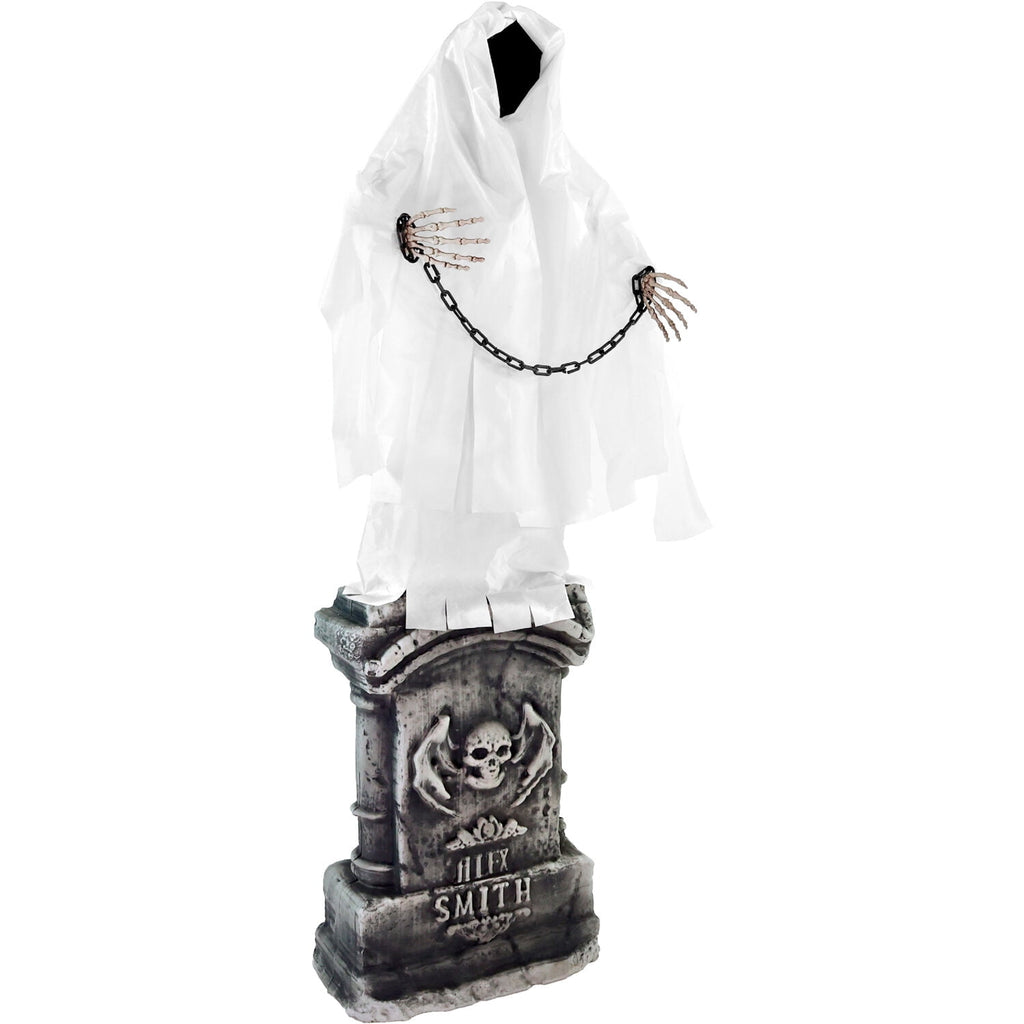 Witchwood™ 4.3 ft Touch-Activated Animated Spectre on Tomb Halloween Accessory, HHRPRTOMB-1FLSA