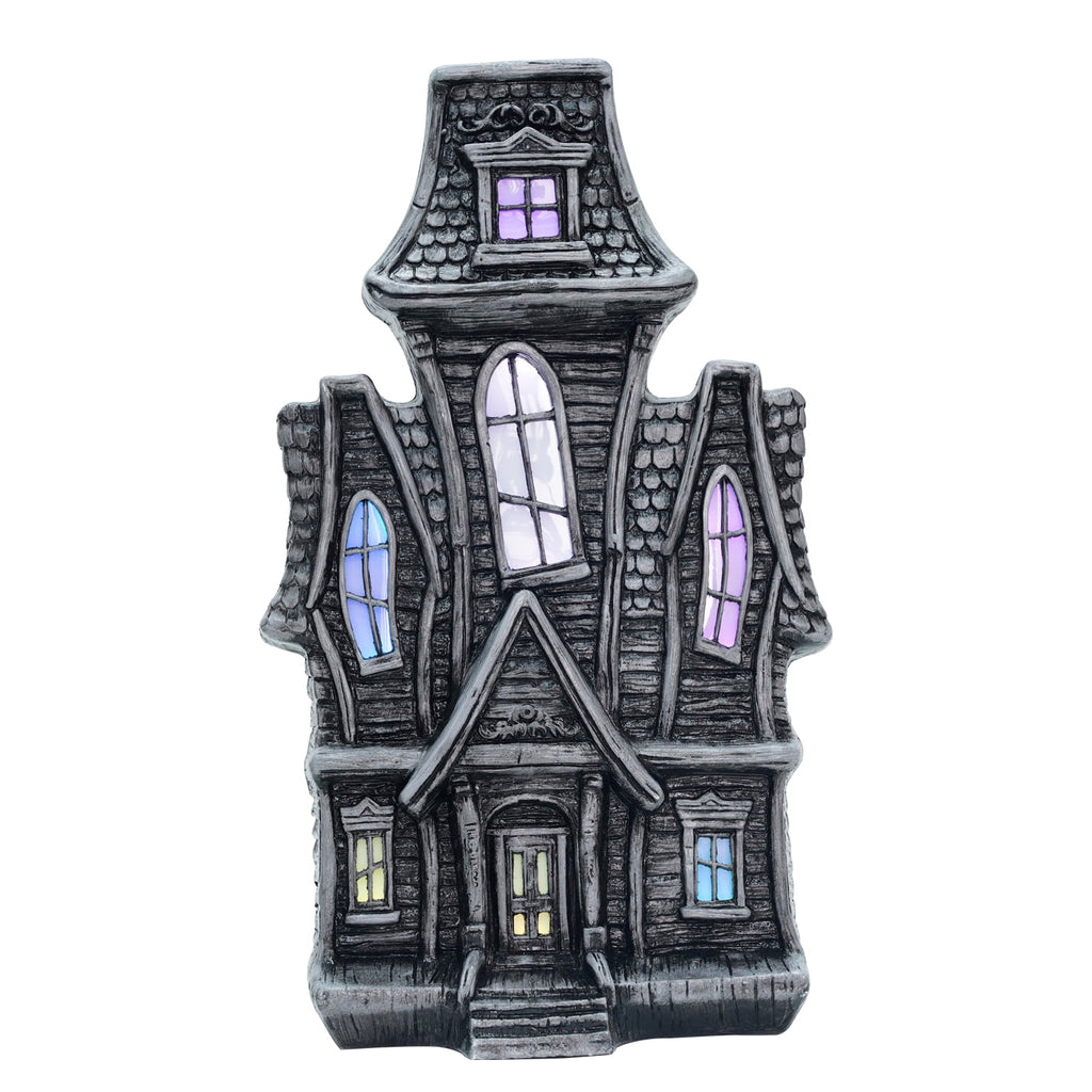 Witchwood™ Animated Haunted House 24" Plastic Indoor Halloween Decoration
