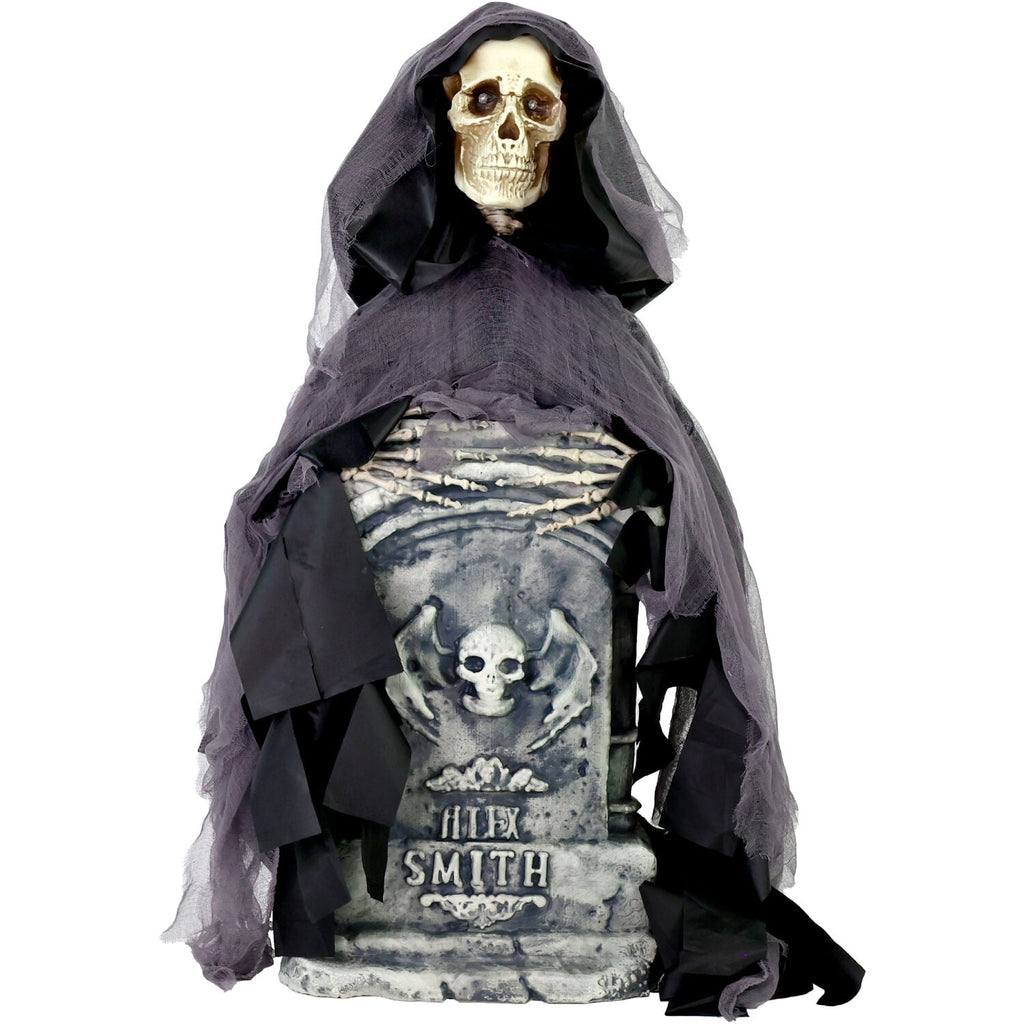 Witchwood™ 3 ft Touch-Activated Rising Reaper with Tombstone Halloween Accessory, HHRPRTOMB-2FLSA