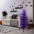 Witchwood™ 5 ft Dancing Halloween Tree Animatronic, Halloween Decor, HH050DANCETR-PUR